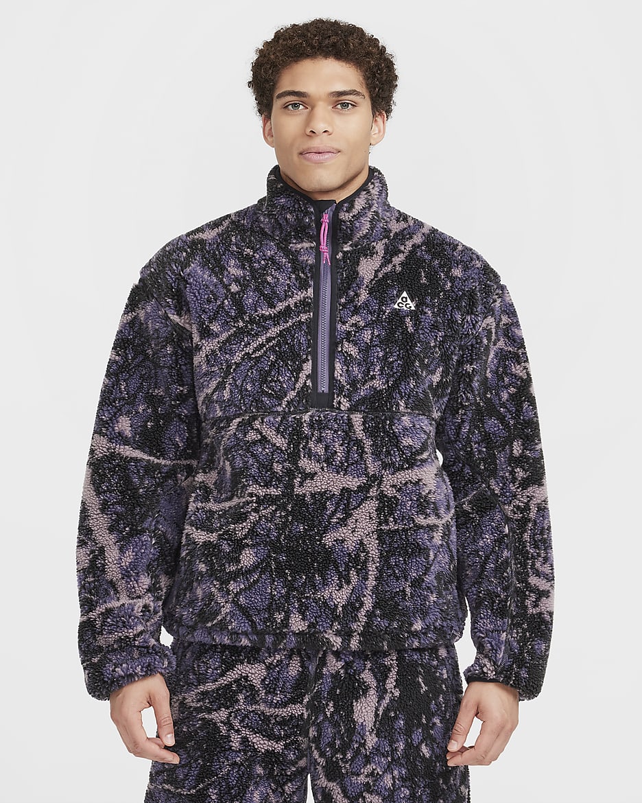 NIKE ACG AOP offers HALFZIP FLEECE ANORAK